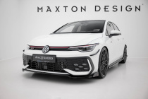 Volkswagen Golf GTI / GTE / R-Line Mk8 Facelift 2024+ Frontsplitter / Frontläpp V.3 + Splitters Maxton Design
